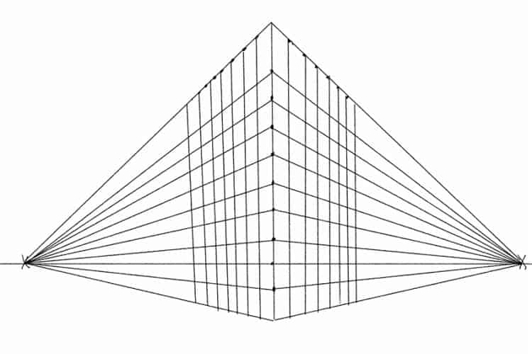 Two Point Perspective Drawing An Easy Step By Step Guide