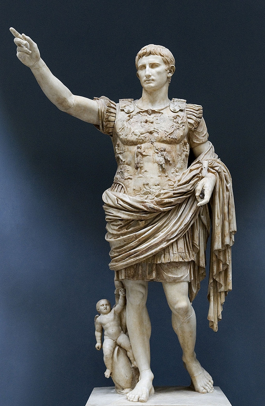 Ancient Rome Clipart Roman Emperor Augustus Statue Ancient Rome My   Classicist Art 