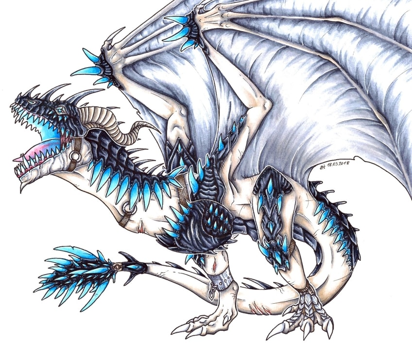 Example of a Dragon to Draw