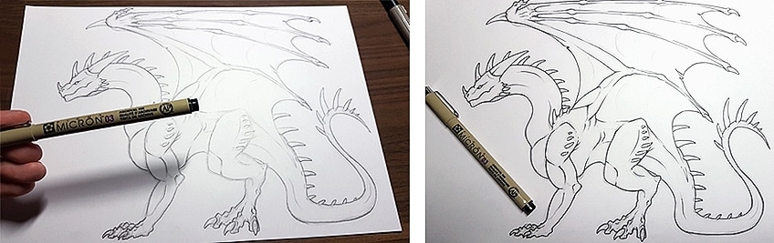 How to Draw Dragons Step 7