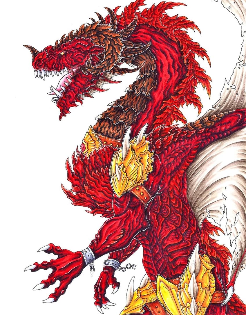 Red Dragon to Draw