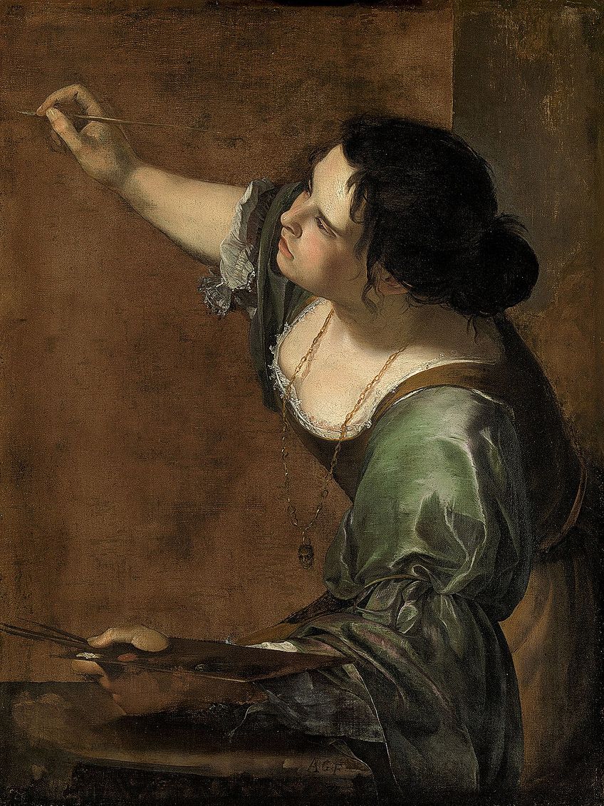 Gentileschi Self-Portraits Art