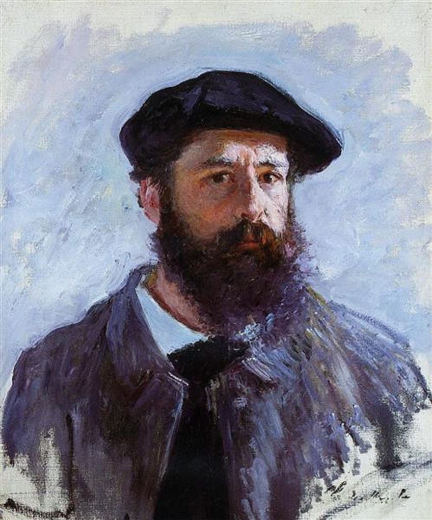 Monet Self-Portraits Art