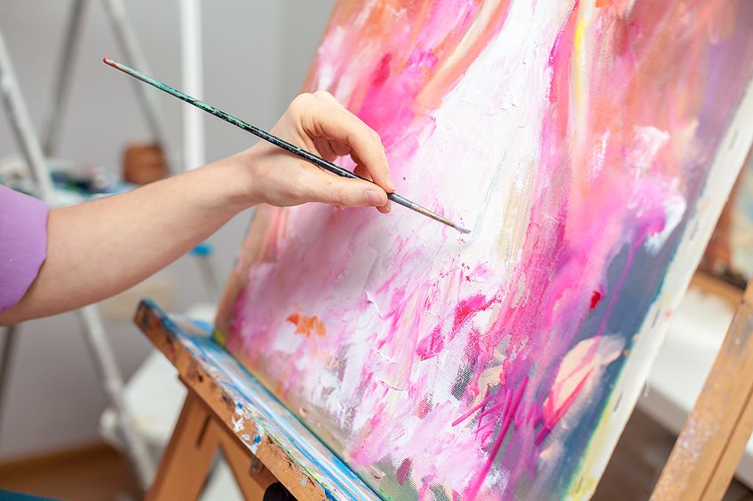 Painting with Shades of Pink