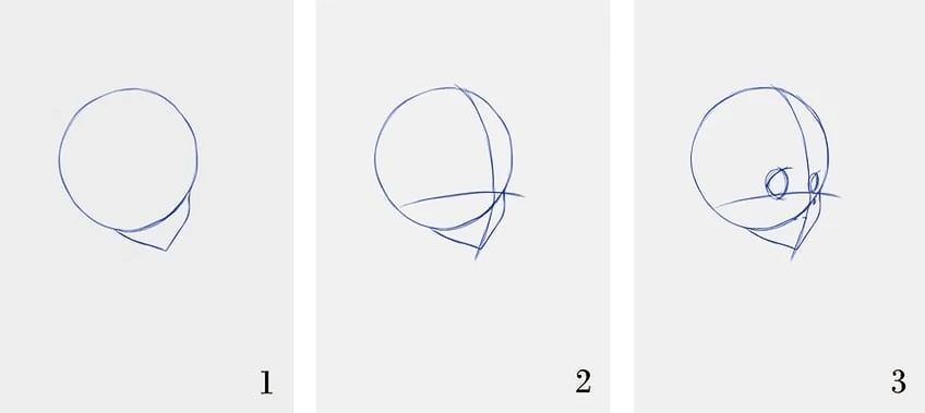 Easy anime drawing, How to draw anime step by step
