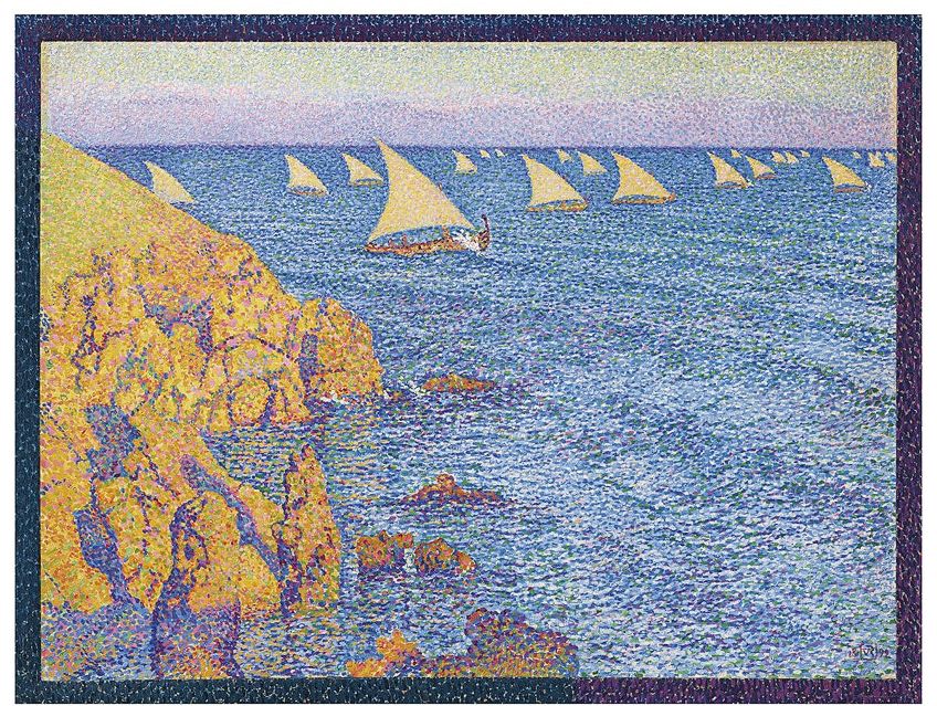 Pointillism-Style Painting
