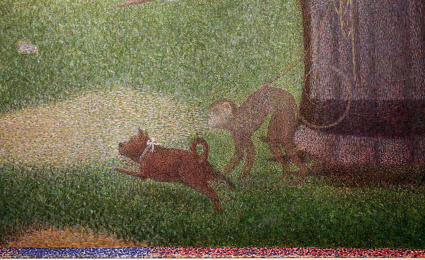 Seurat Pointillism Detail