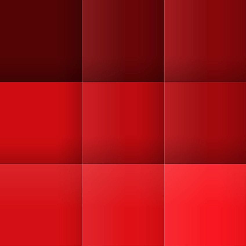 Different shades of red colour