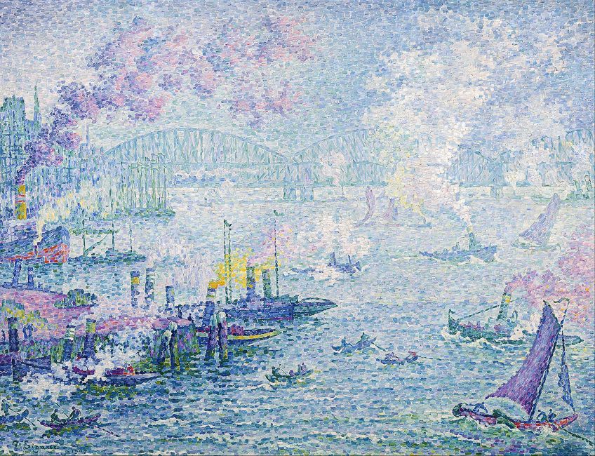 Signac Pointillism Painting