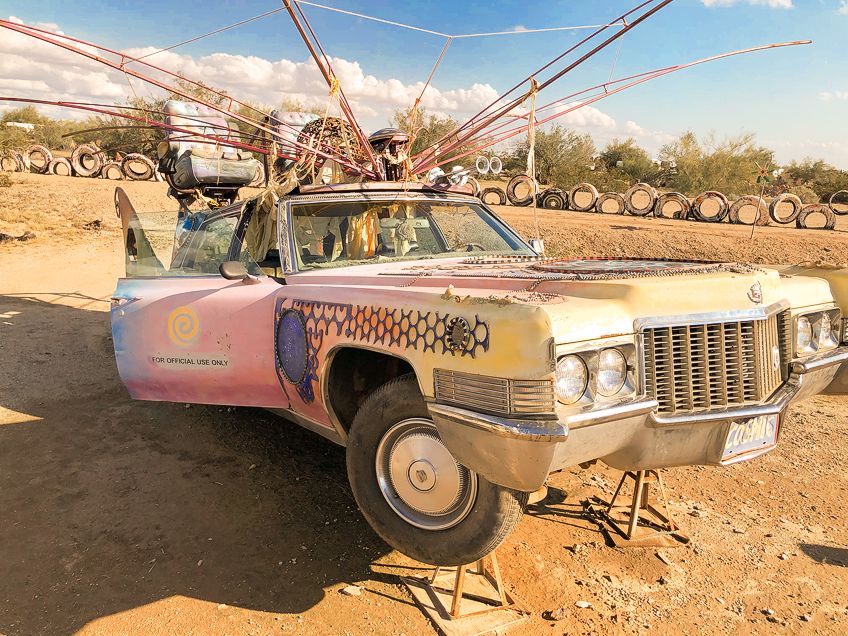 Found Object Art Slab City