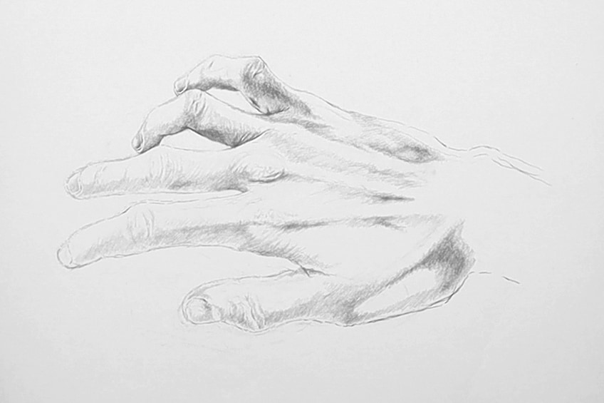 pencil  Easy hand drawings, Pencil drawings easy, How to draw hands