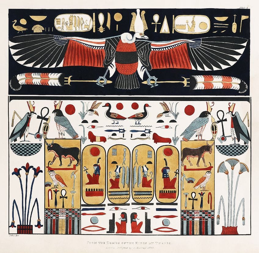 Characteristics of Egyptian Paintings