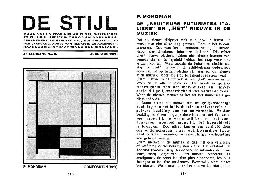 De Stijl Art Definition