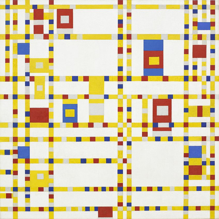 De Stijl Painting by Mondrian