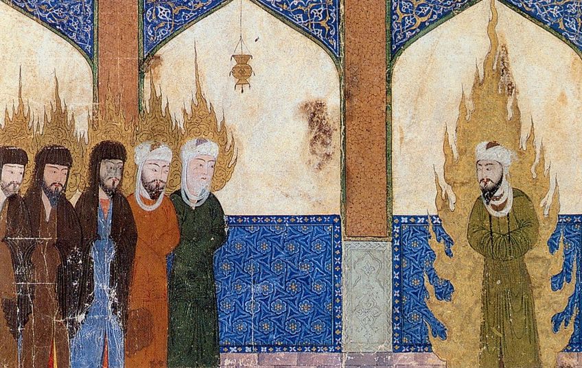 ancient islamic women painting