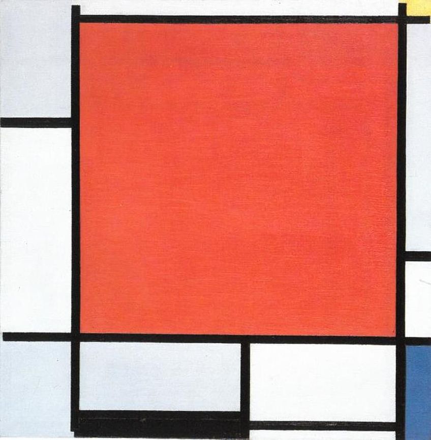 Well-Known De Stijl Painting