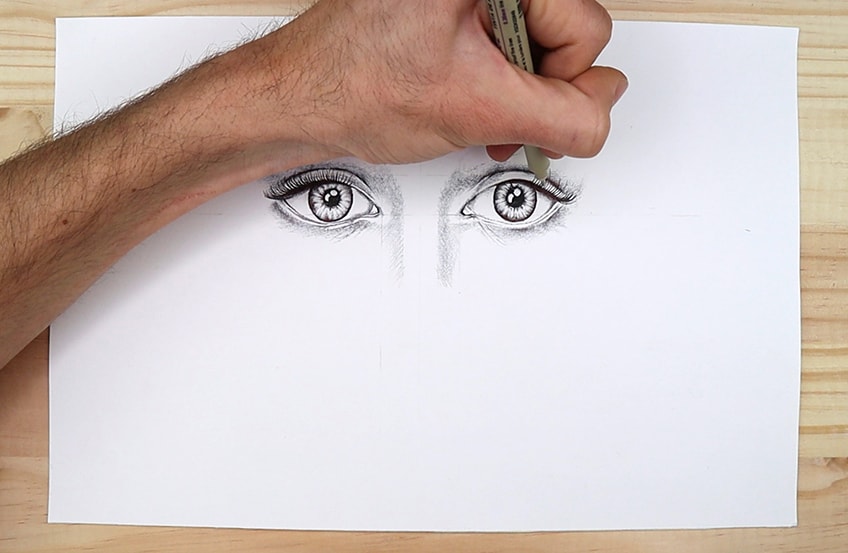 drawing eyes 50