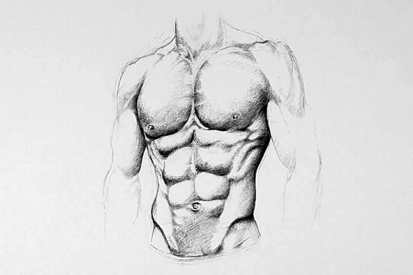how to draw a six pack 24
