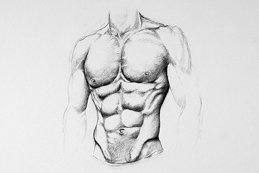 how to draw a six pack 25