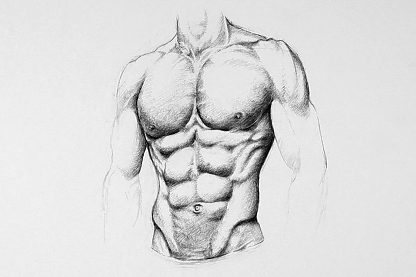 how to draw a six pack 30