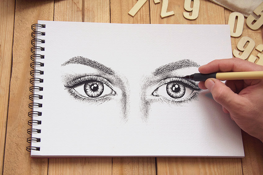 How to draw an eye, Pencil drawing for beginners easy sketches