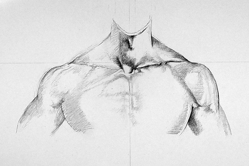 how to draw neck 12