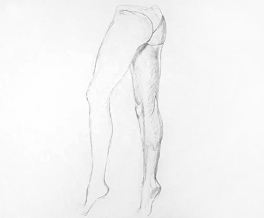 legs anatomy drawing 48