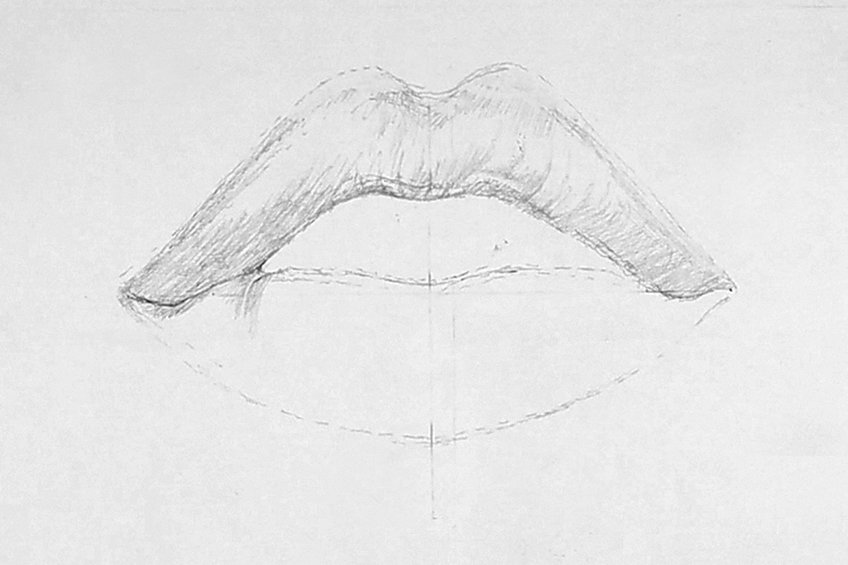 lips drawing 06