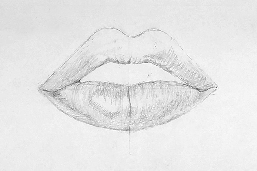 lips drawing 08