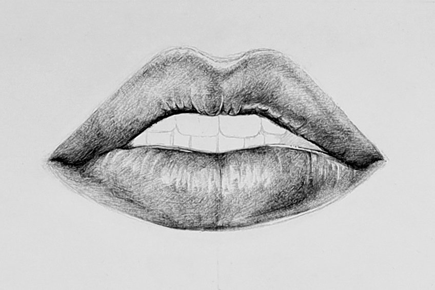 lips sketch 26