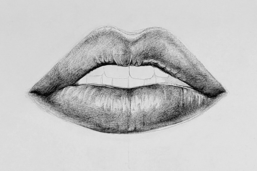 lips sketch 27