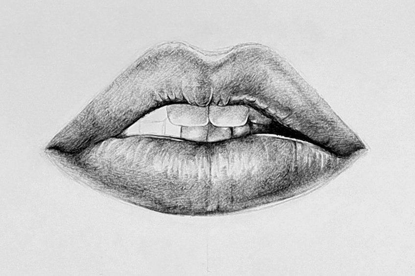 lips sketch 29