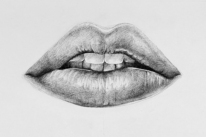 lips sketch 30