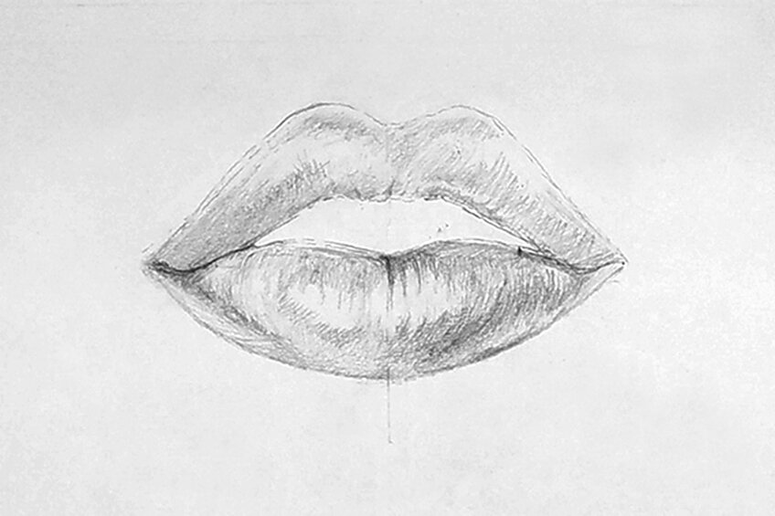 mouth drawing 10