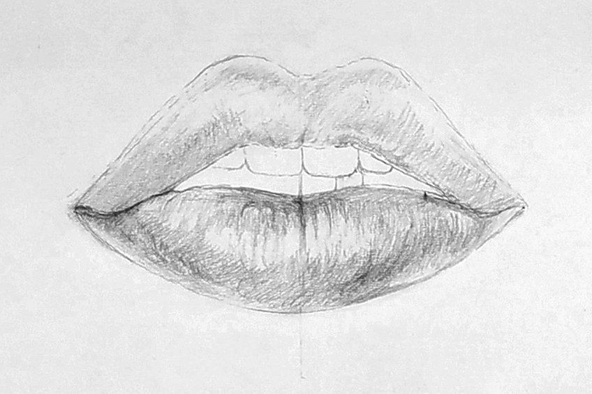 mouth drawing 12