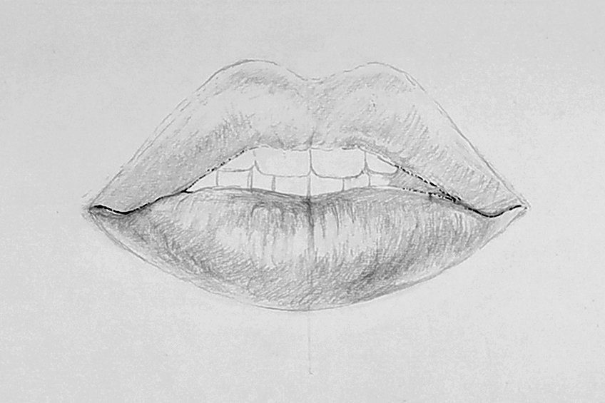mouth drawing 14