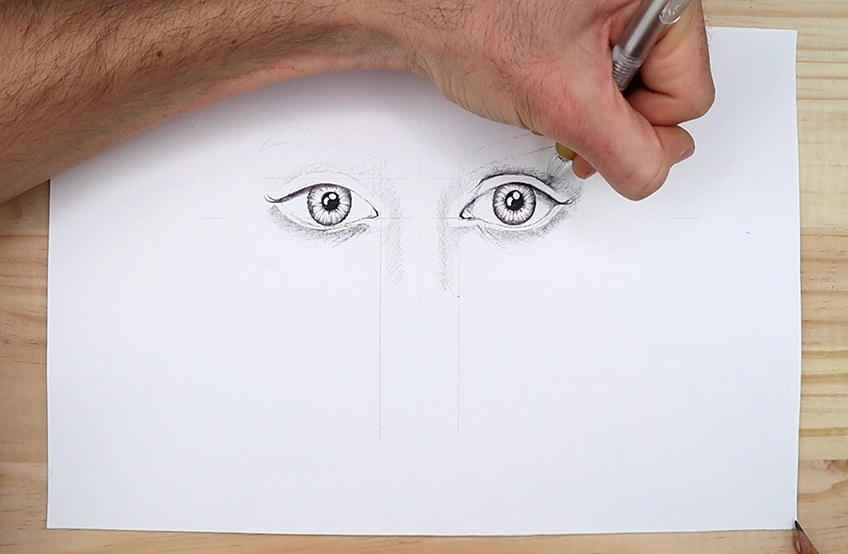 realistic eye drawing 28