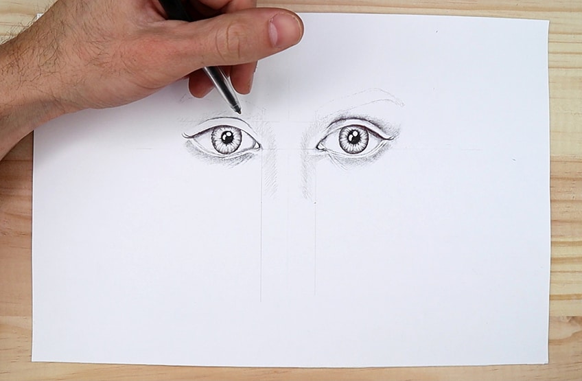 realistic eye drawing 33