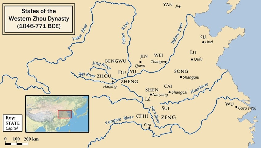 Chinese Art History Map
