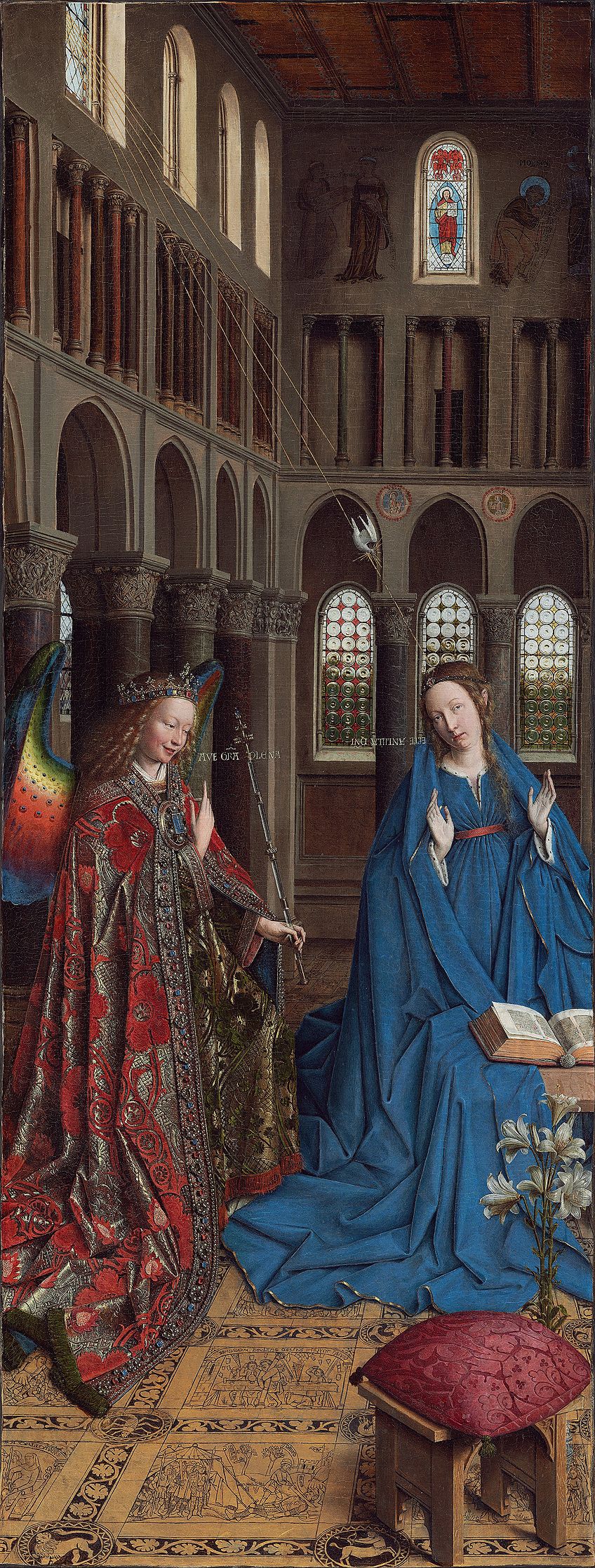 Jan van Eyck The Annunciation Painting