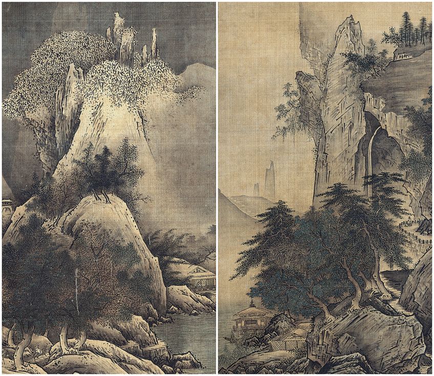 Japanese Painting on Panels