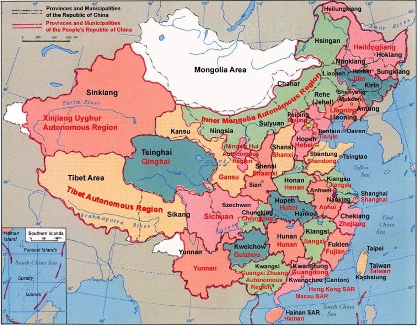 Map of Chinese Art Culture