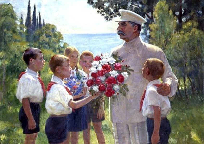 Stalin Art Propaganda