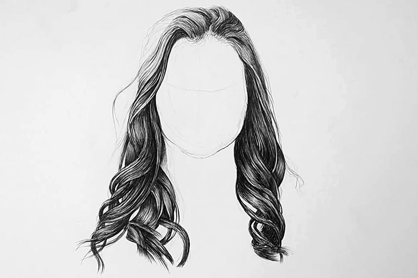 hair drawing reference 24