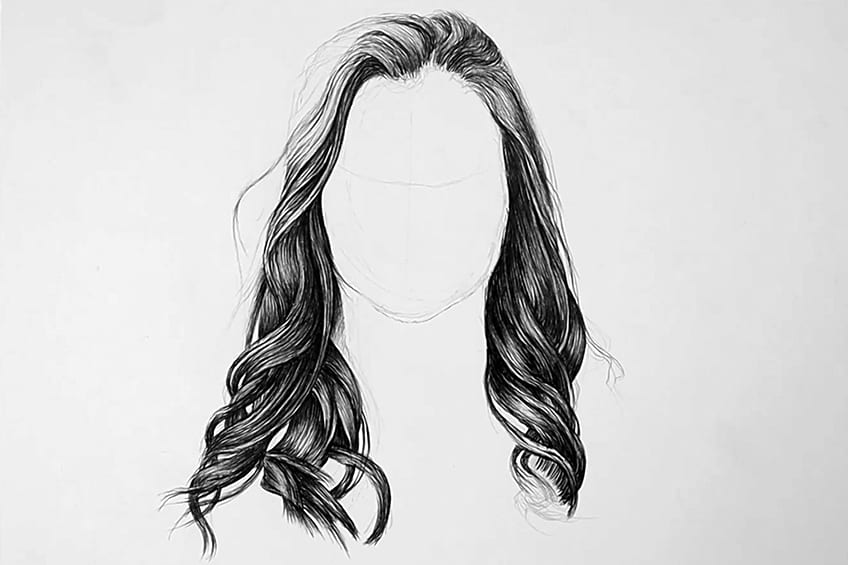 pencil sketch of a witchy woman with hair in braids reading a bo... -  Arthub.ai