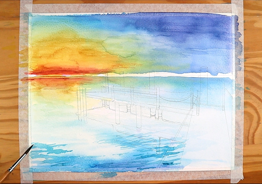 watercolor landscape 14