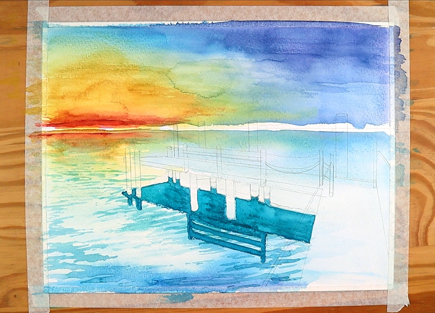 watercolor landscape 17