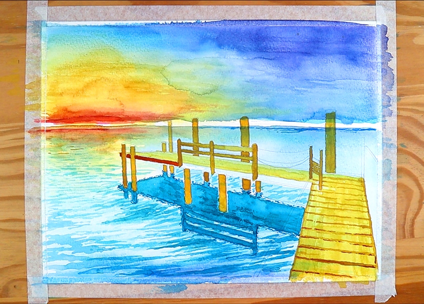 watercolor landscape 23