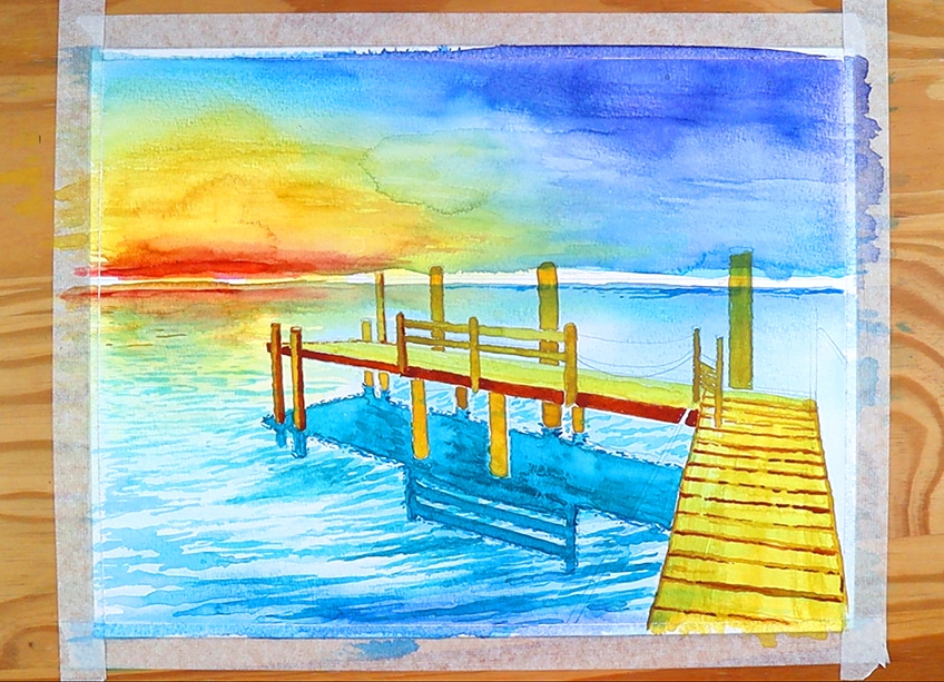 watercolor landscape 24