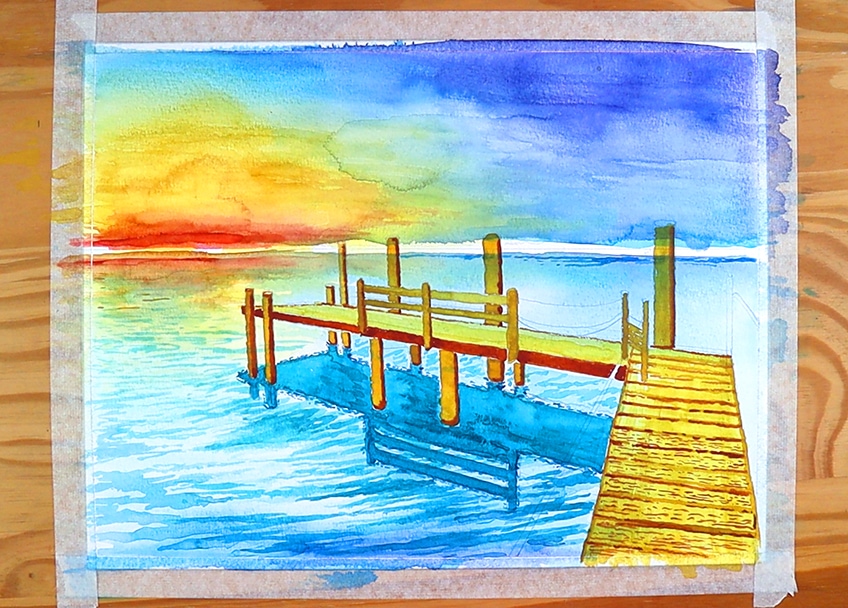 watercolor landscape 25